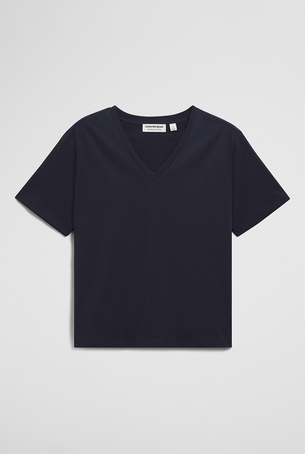 Australian Cotton V-Neck Neck T-Shirt