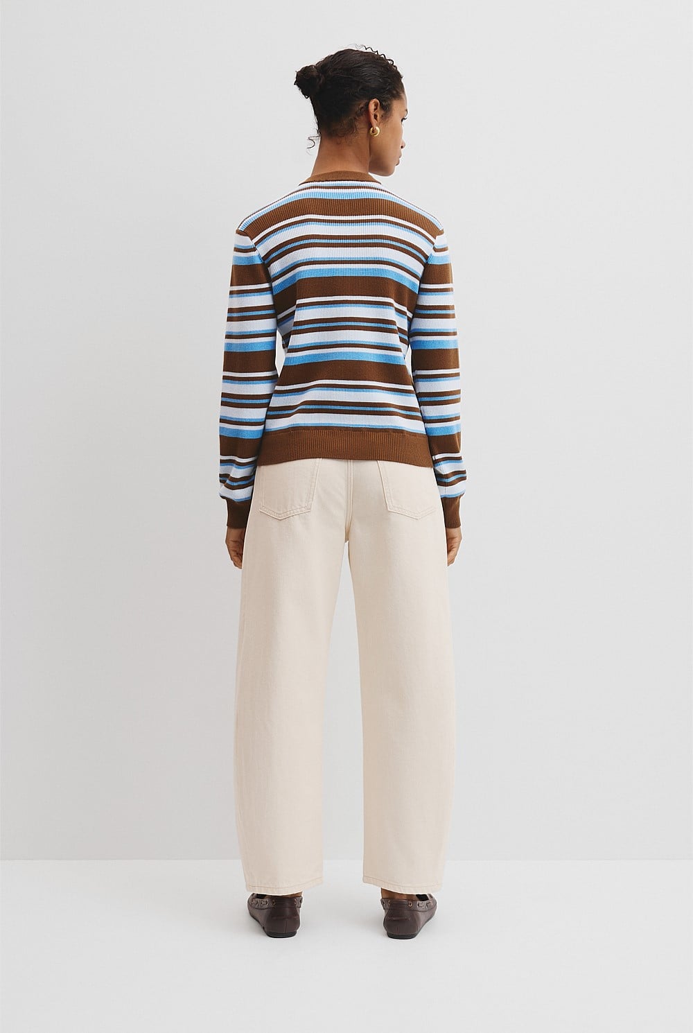 Stripe Knit Cardigan