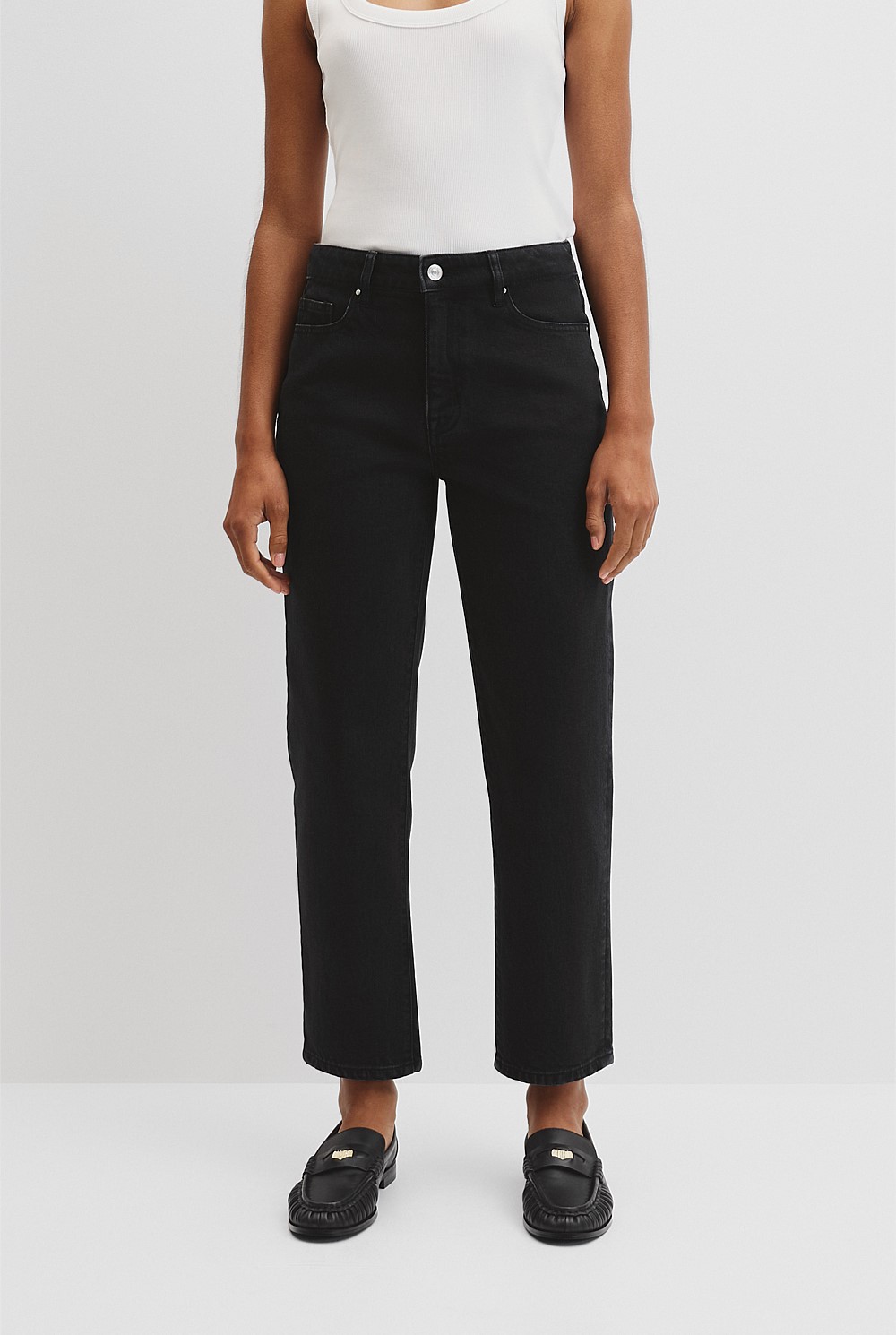 Classic Mid Rise Straight Jean