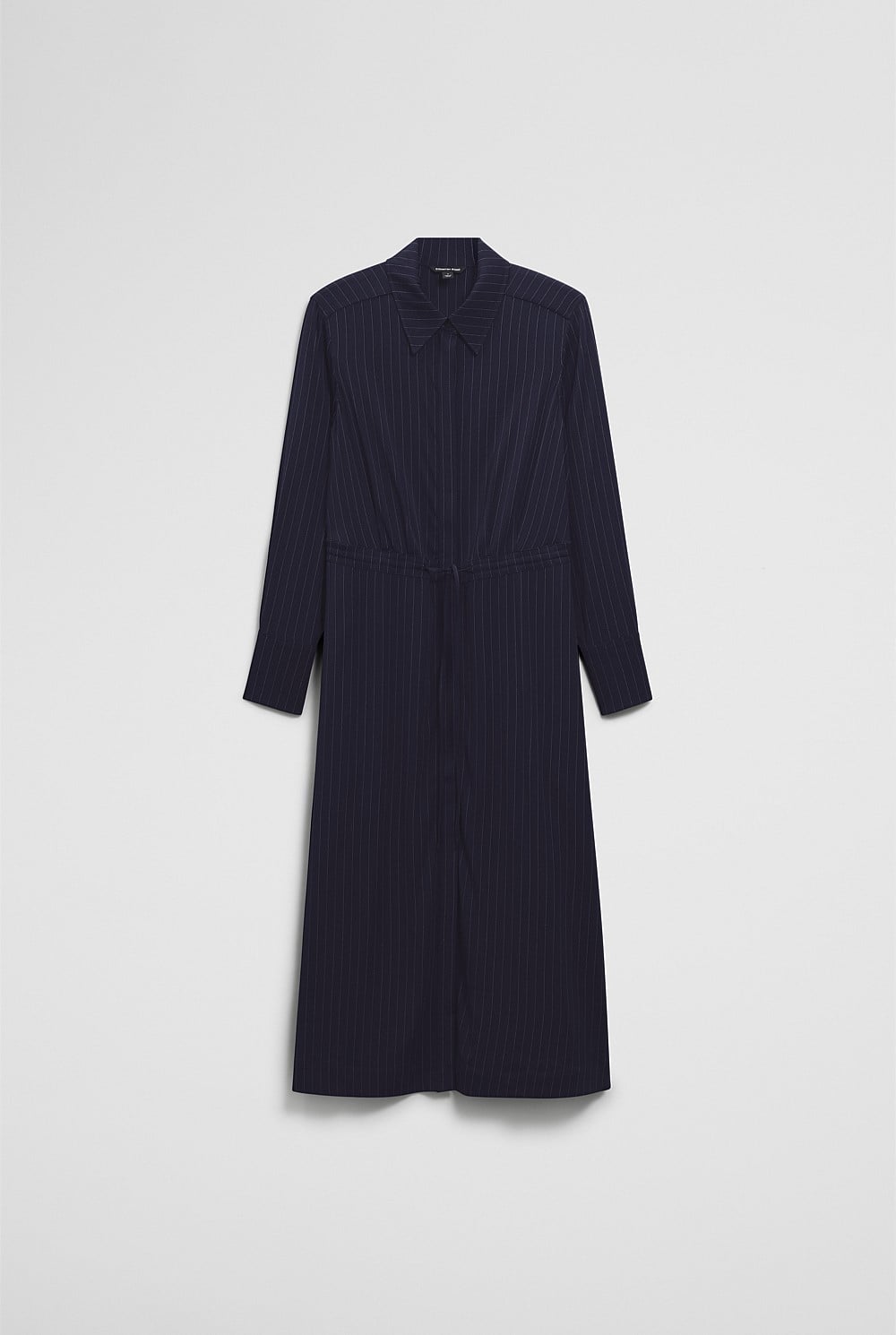 Pinstripe Shirt Dress
