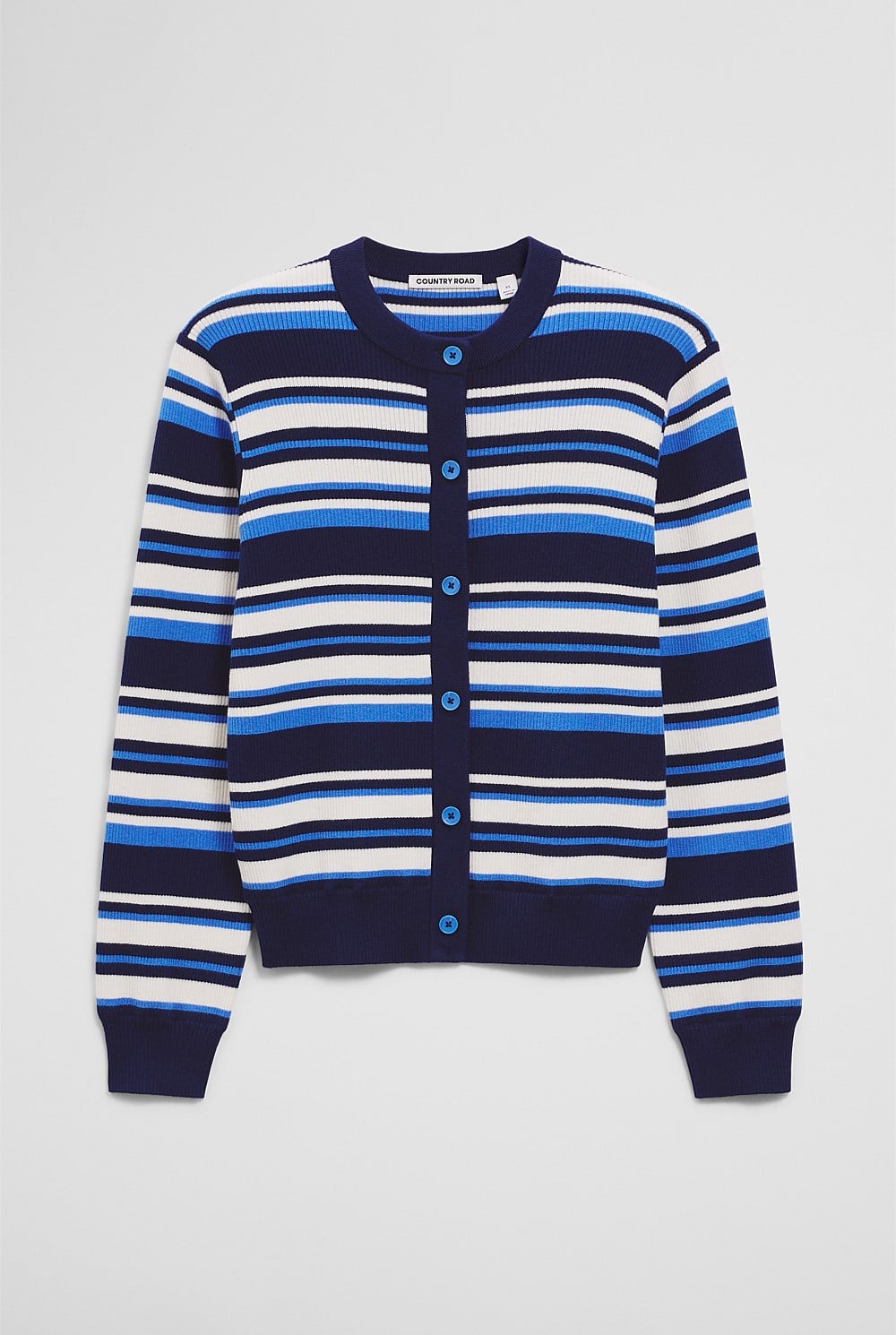Stripe Knit Cardigan