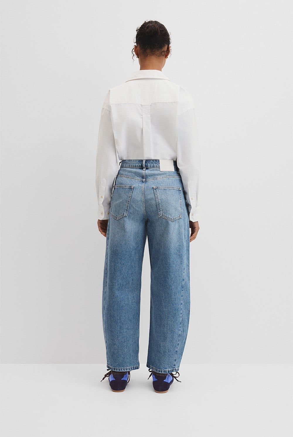 High Rise Barrel Jean
