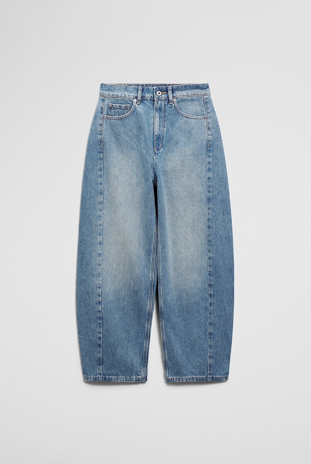 High Rise Barrel Jean