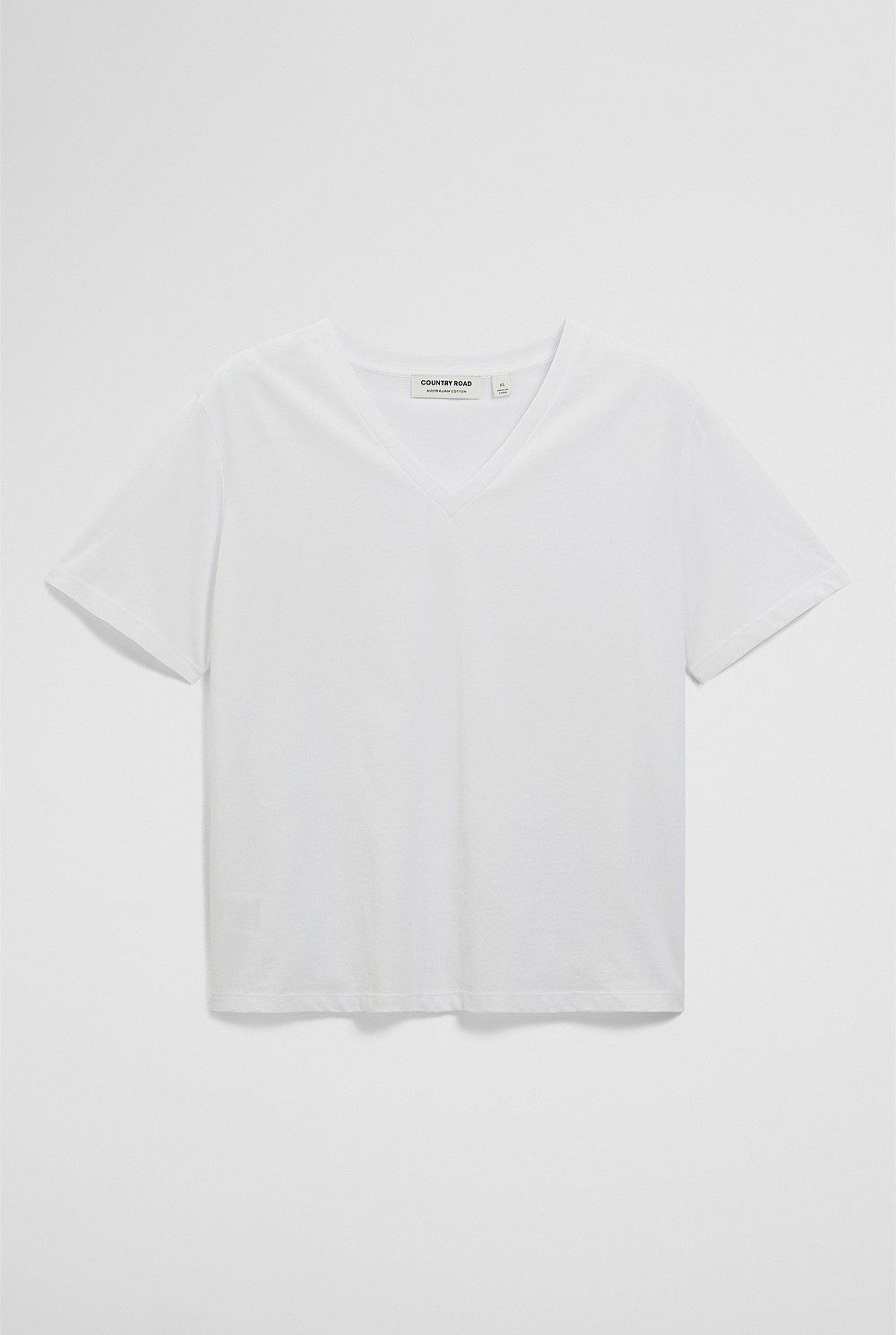 Australian Cotton V-Neck Neck T-Shirt