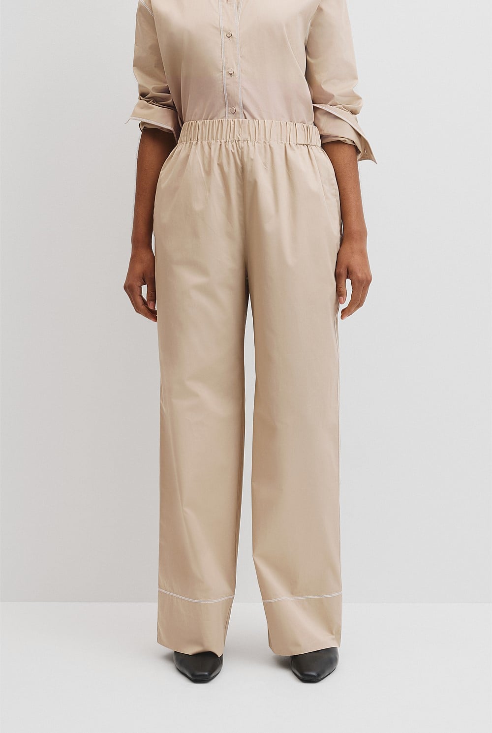 Contrast Stitch Pant