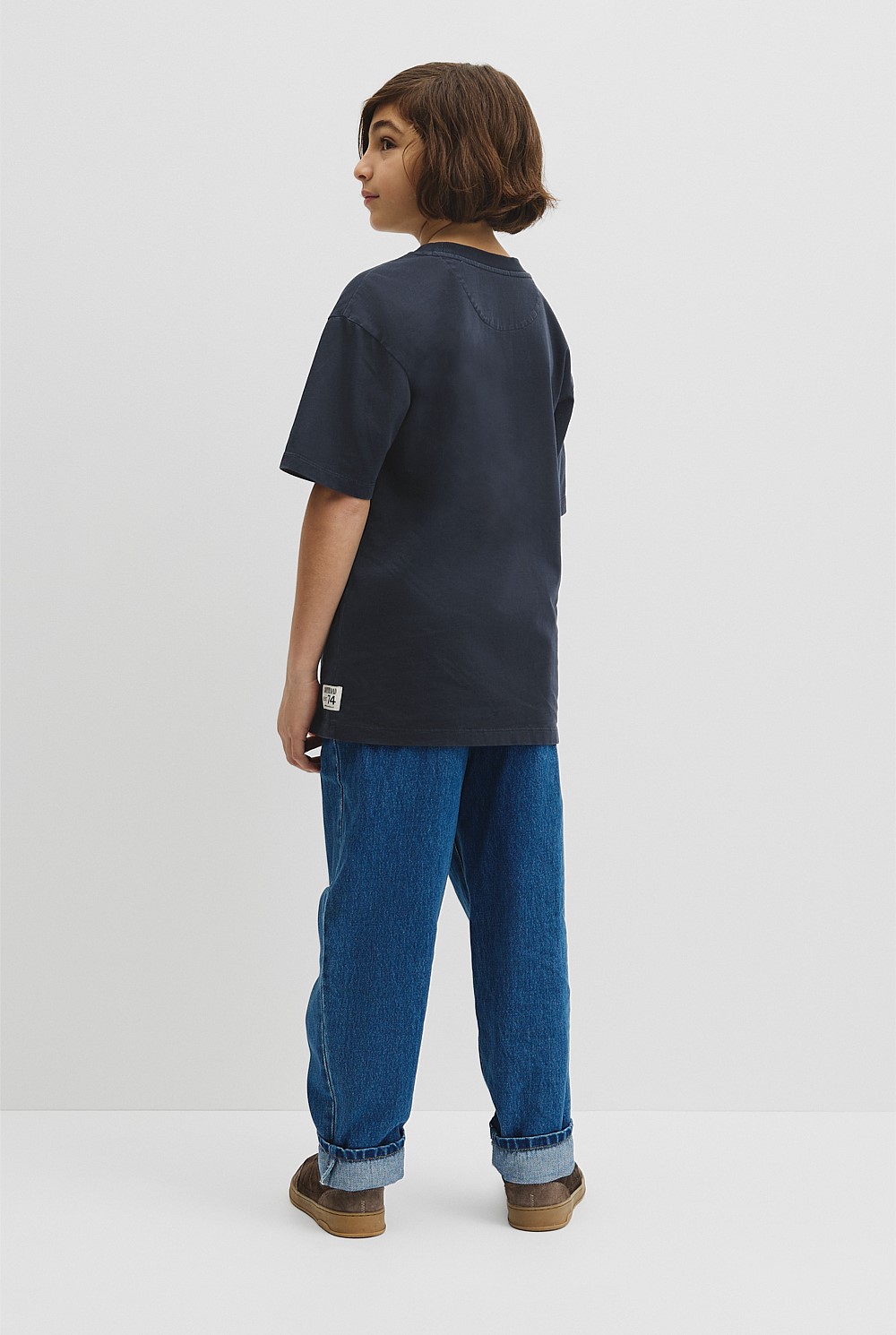Teen Australian Cotton Relaxed Short Sleeve T-Shirt