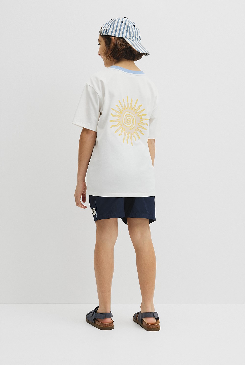 Teen Australian Cotton Sun Logo T-Shirt