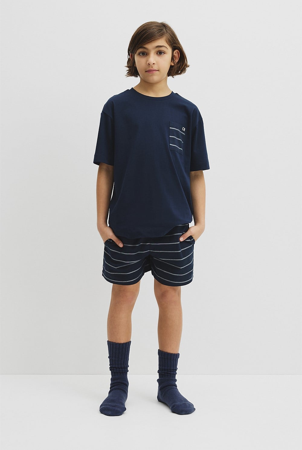 Teen Australian Cotton Short Sleeve Boxer Pyjama Set