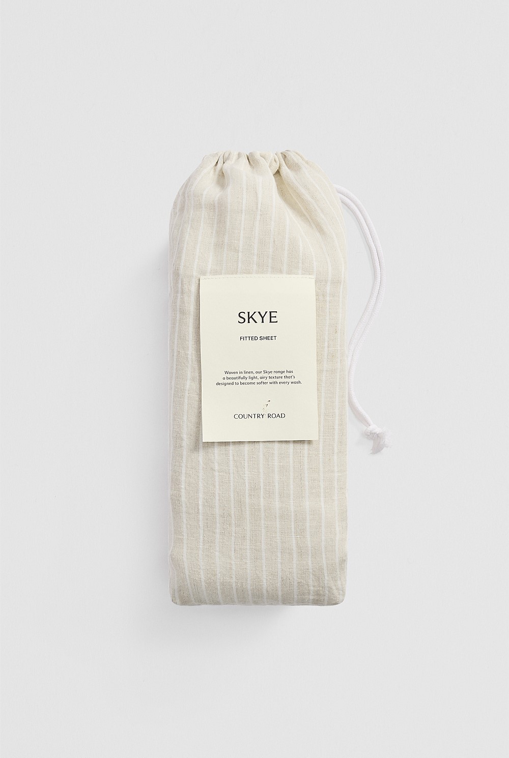 Skye Linen Queen Fitted Sheet