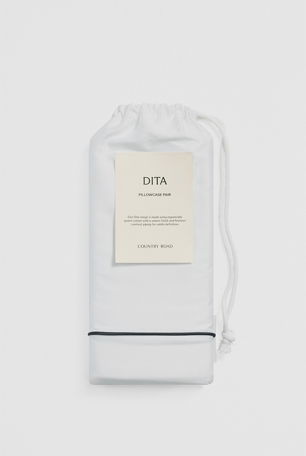 Dita Organically Grown Cotton Standard Pillowcase Pair