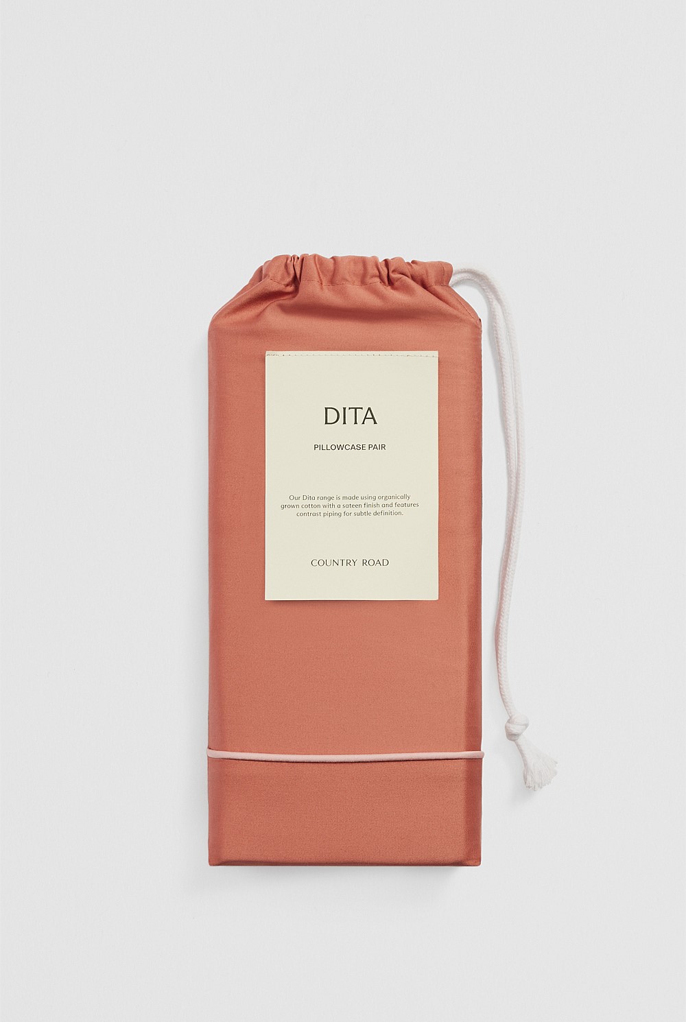 Dita Organically Grown Cotton Standard Pillowcase Pair