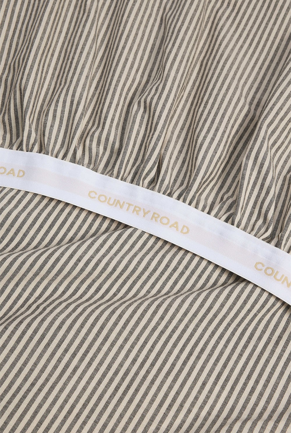 Brae Australian Cotton Stripe Queen Fitted Sheet