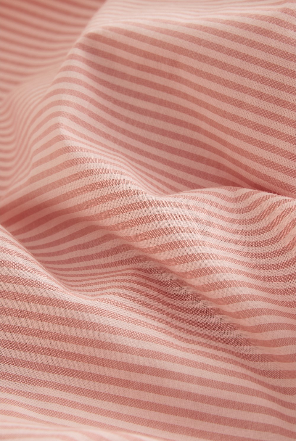 Brae Australian Cotton Stripe Queen Flat Sheet