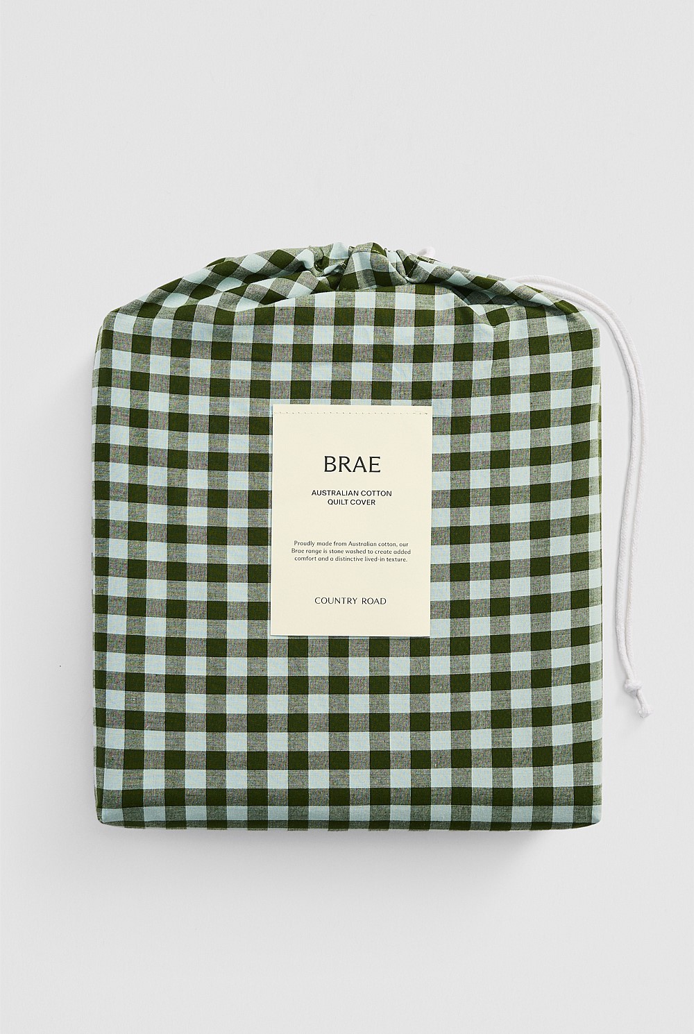 Brae Australian Cotton King Quilt Cover