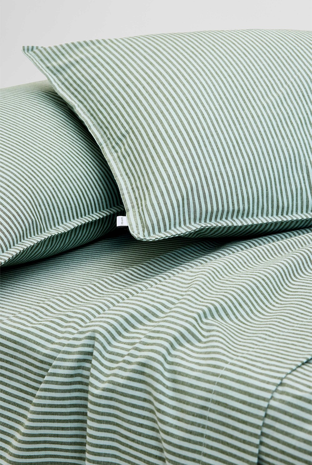 Brae Australian Cotton Stripe Standard Pillowcase Pair