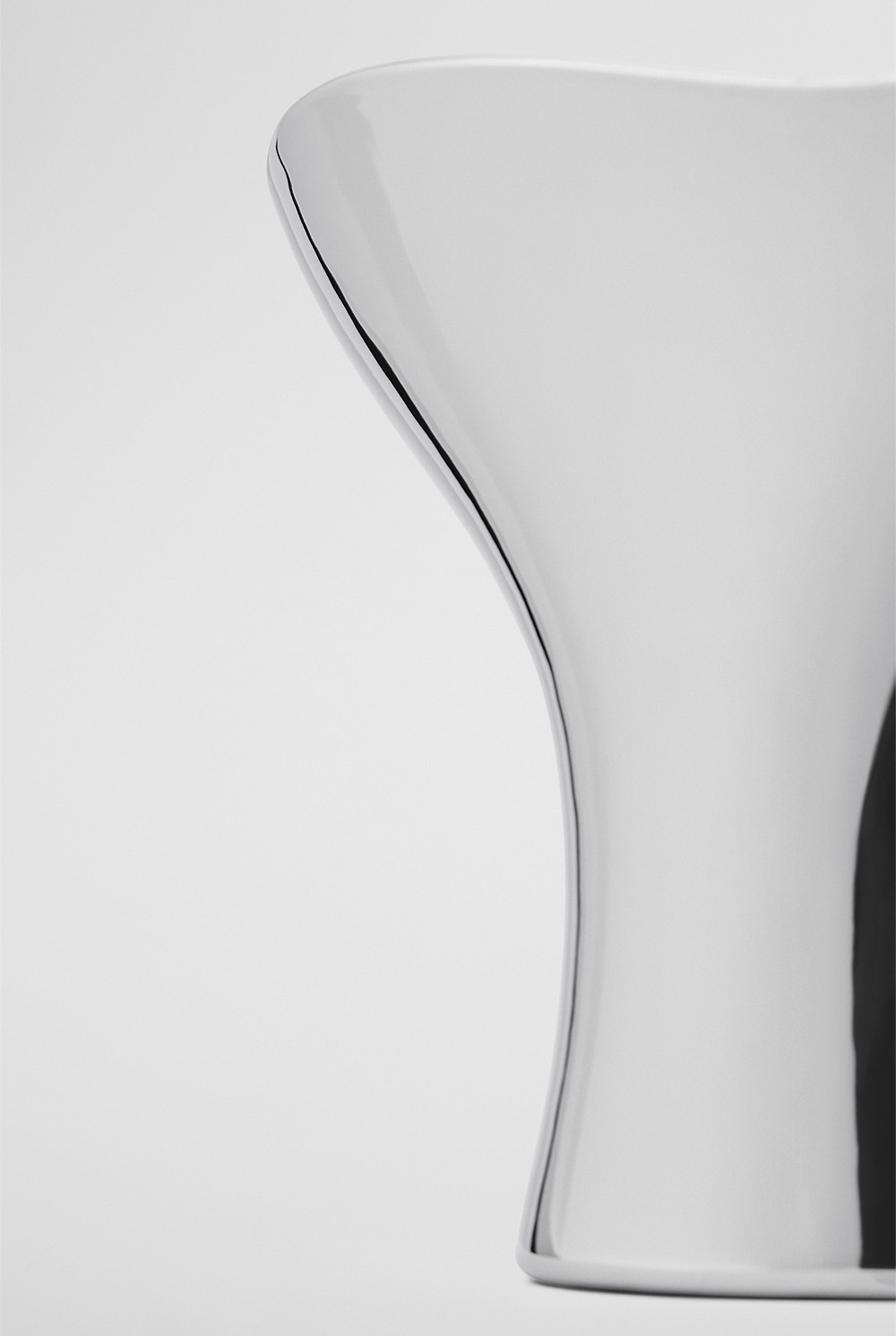 Pela Small Metallic Vase
