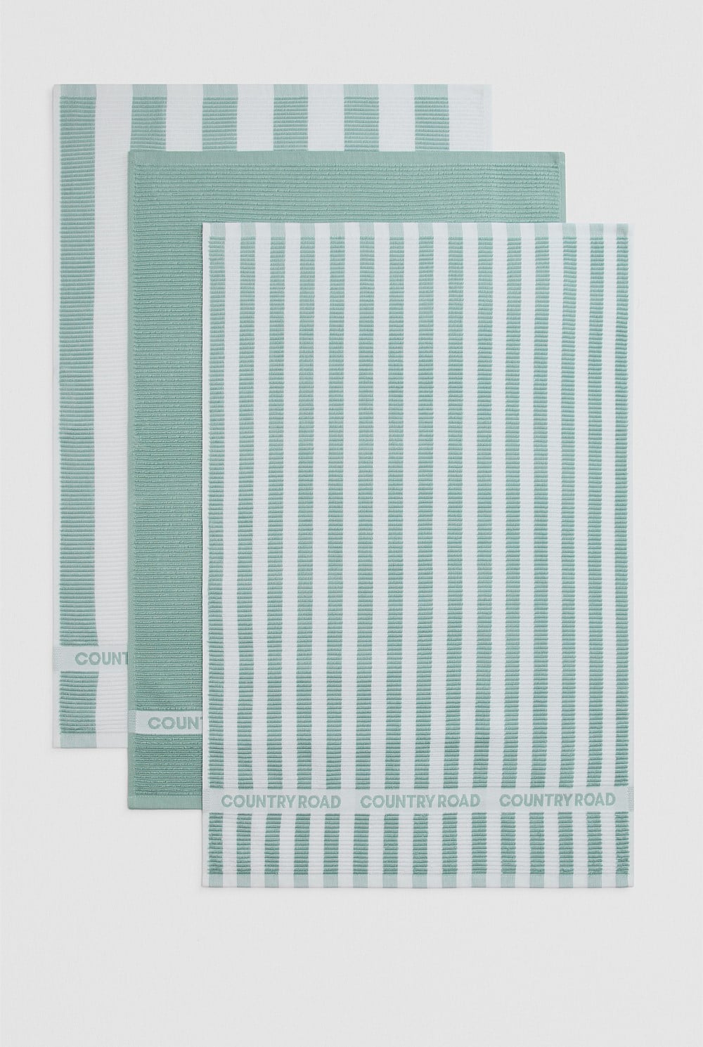 CR Stripe Australian Cotton Tea Towel Pack of 3