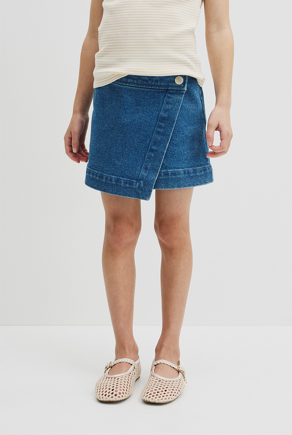 Denim Skort