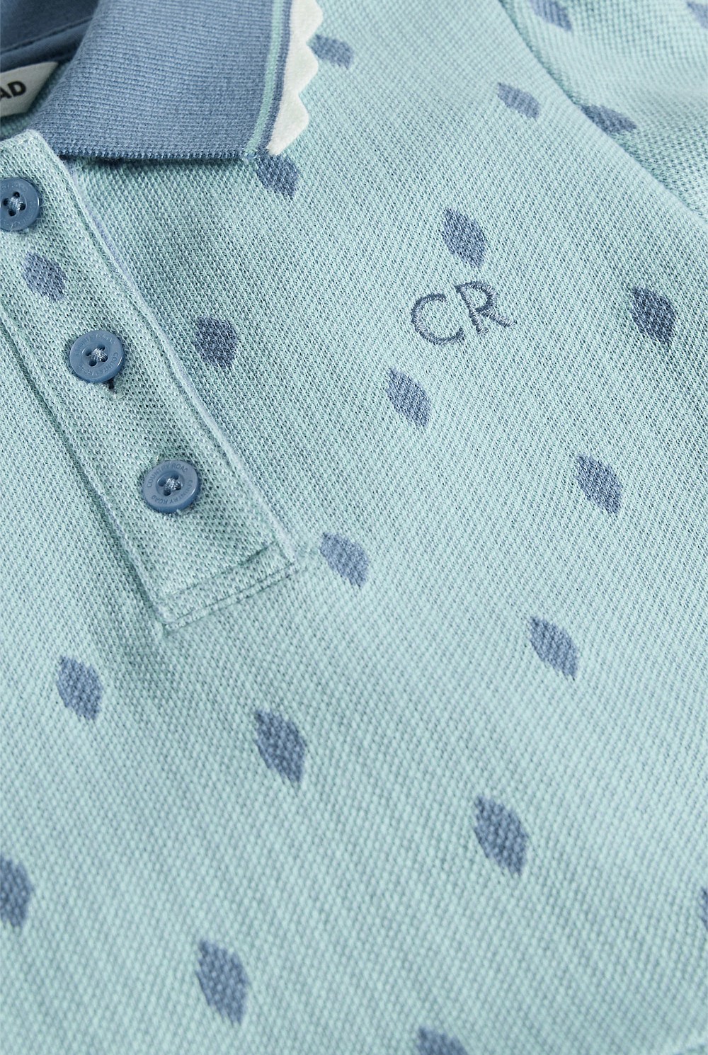 Australian Cotton Short Sleeve Jacquard Polo Dress