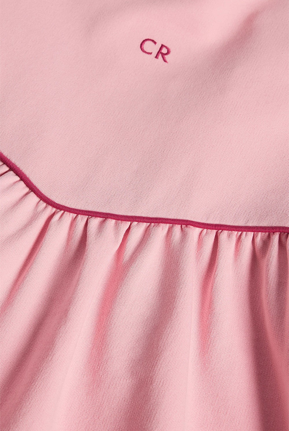 Short Sleeve Fleece Dress