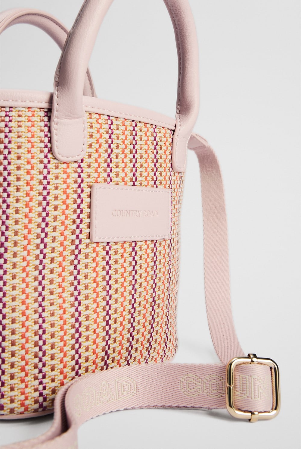 Woven Mini Tote Bag