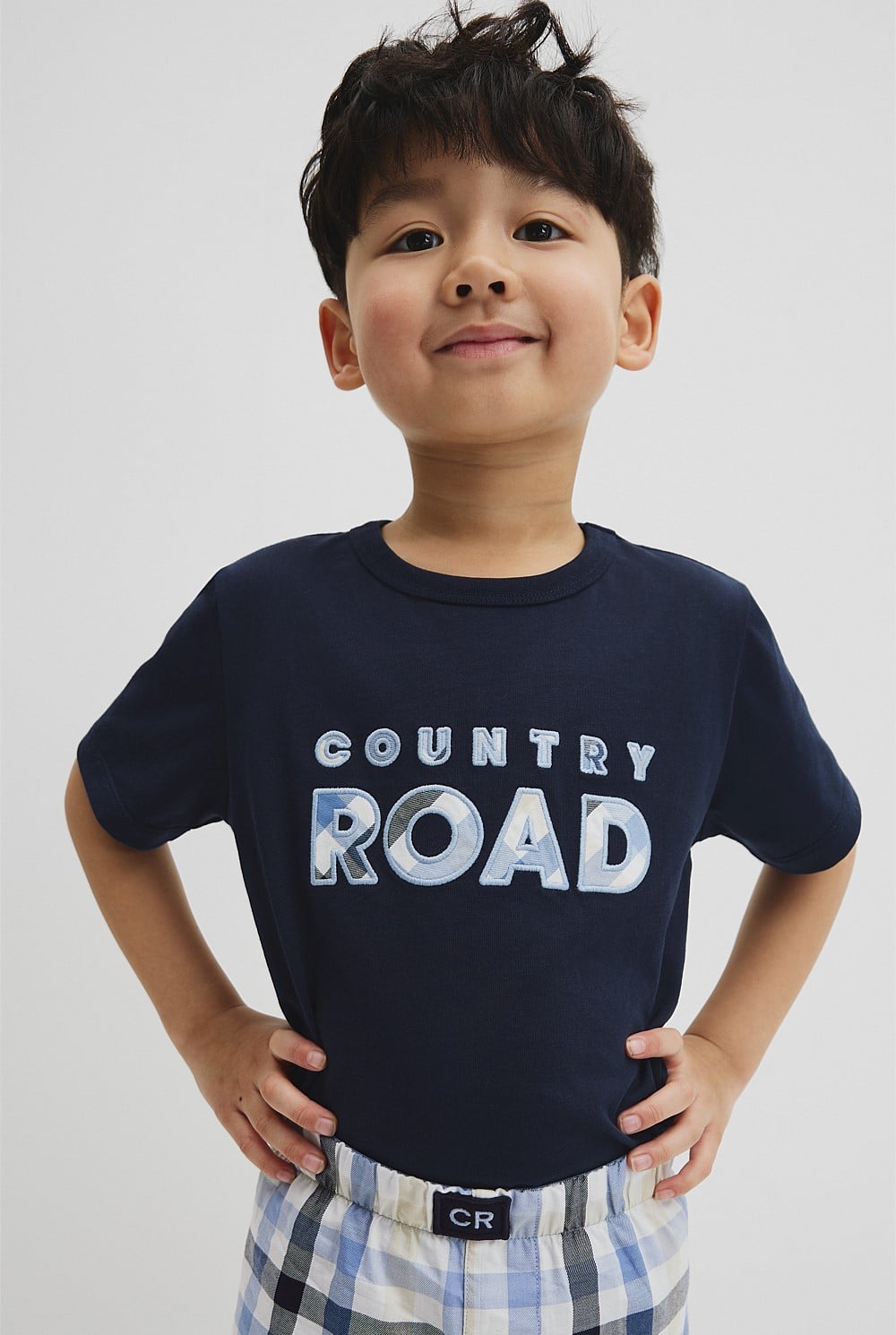 Australian Cotton Short Sleeve Logo Pyjama Set