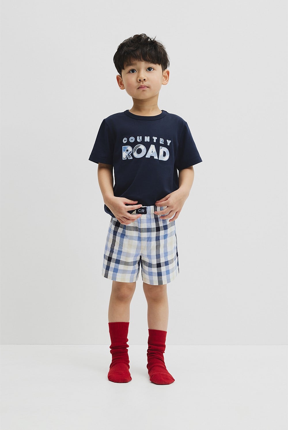 Australian Cotton Short Sleeve Logo Pyjama Set