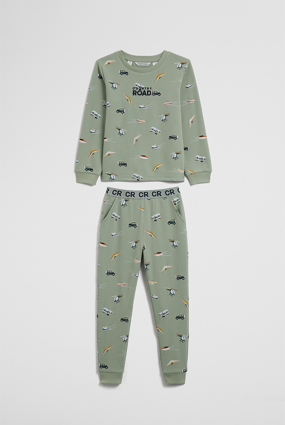 Australian Cotton Long Sleeve Motor Sport Pyjamas