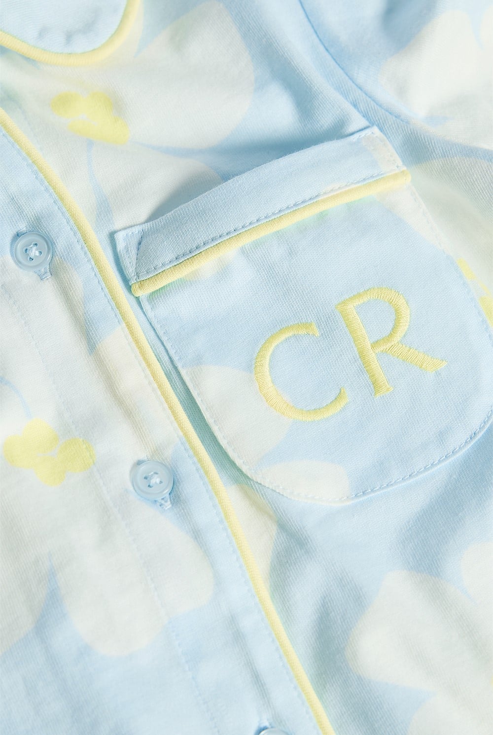 Australian Cotton Short Sleeve Button Through Sleep