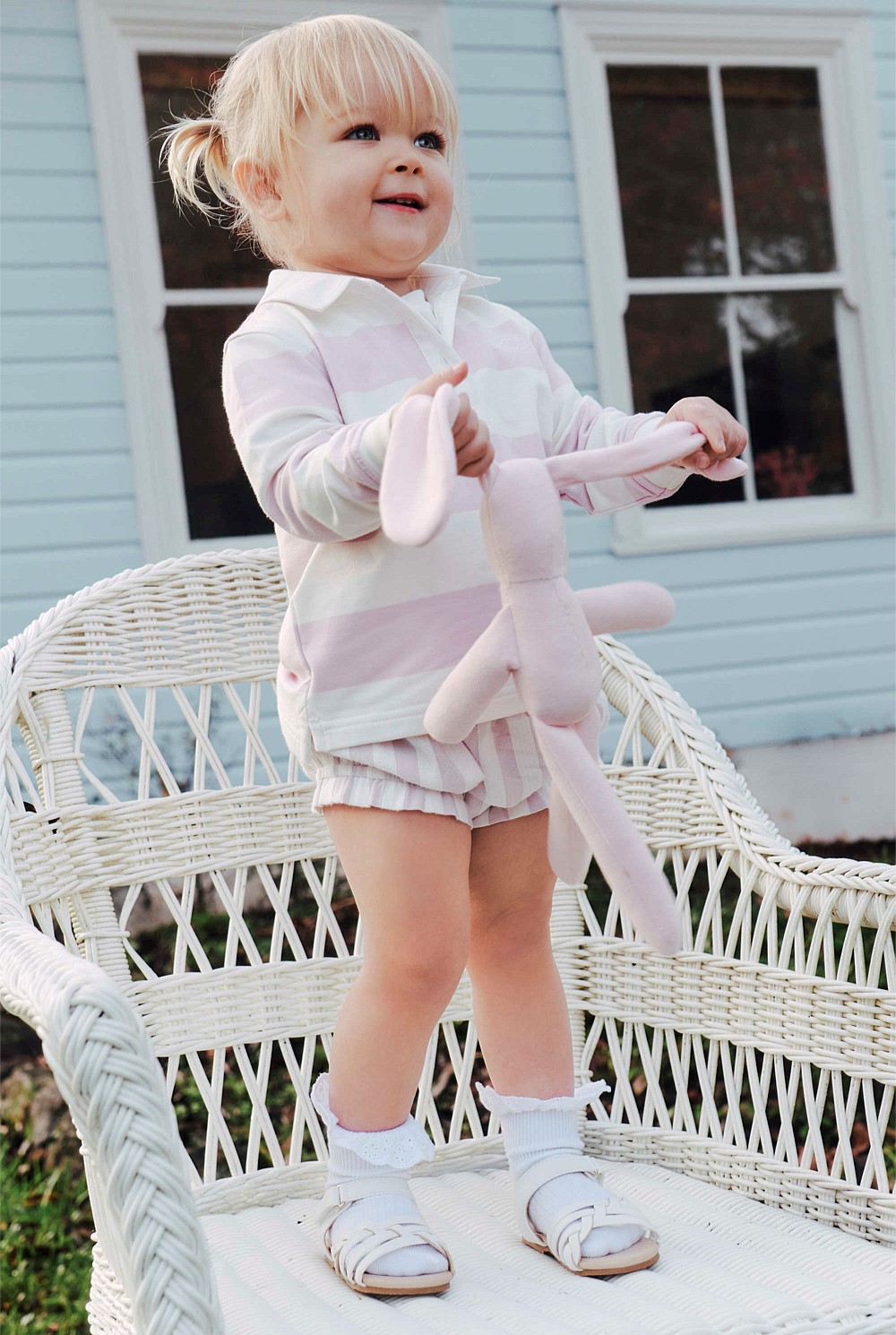 Organically Grown Cotton Blend Long Sleeve Rugby Top