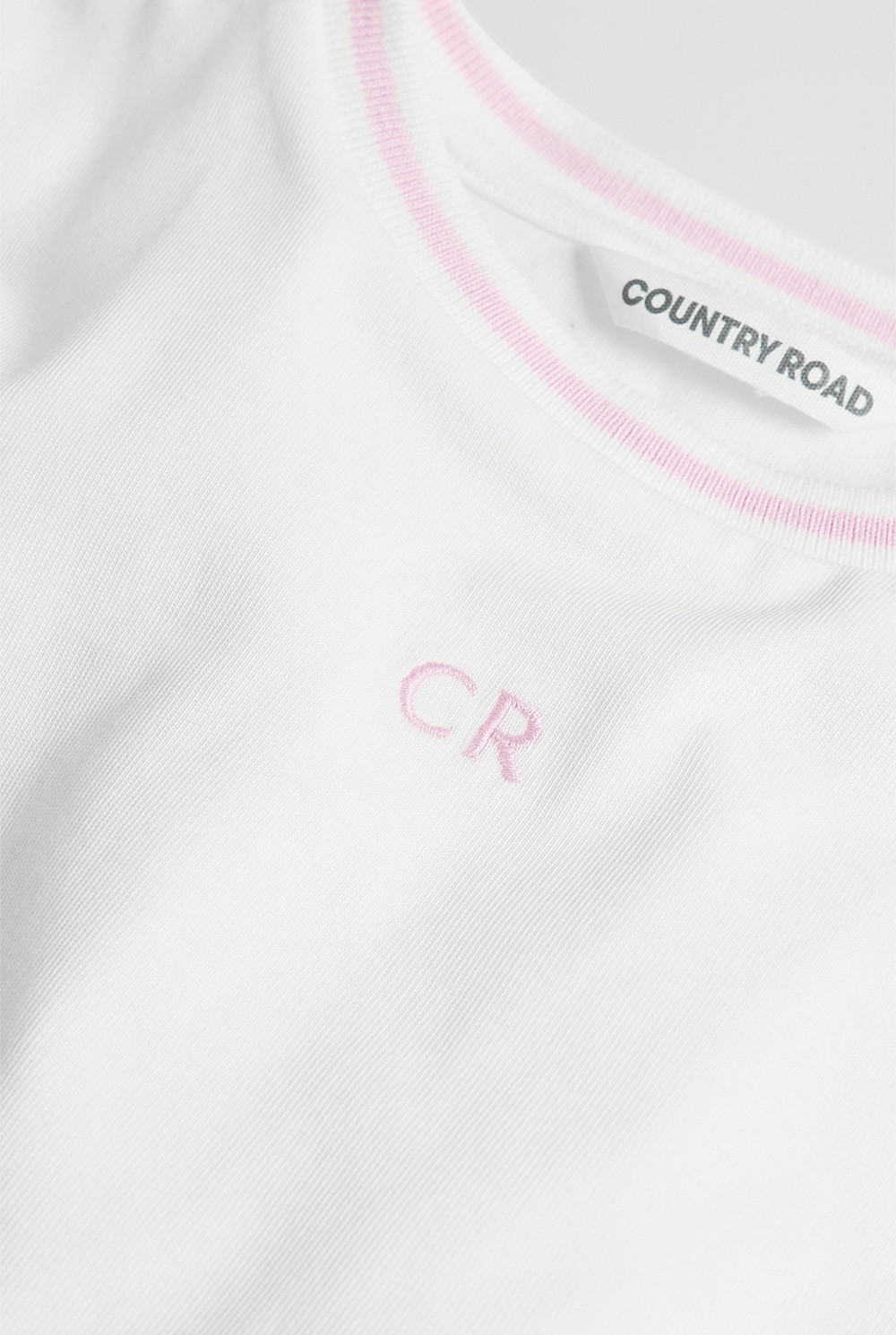 Australian Cotton Short Sleeve Crop Boxy T-Shirt