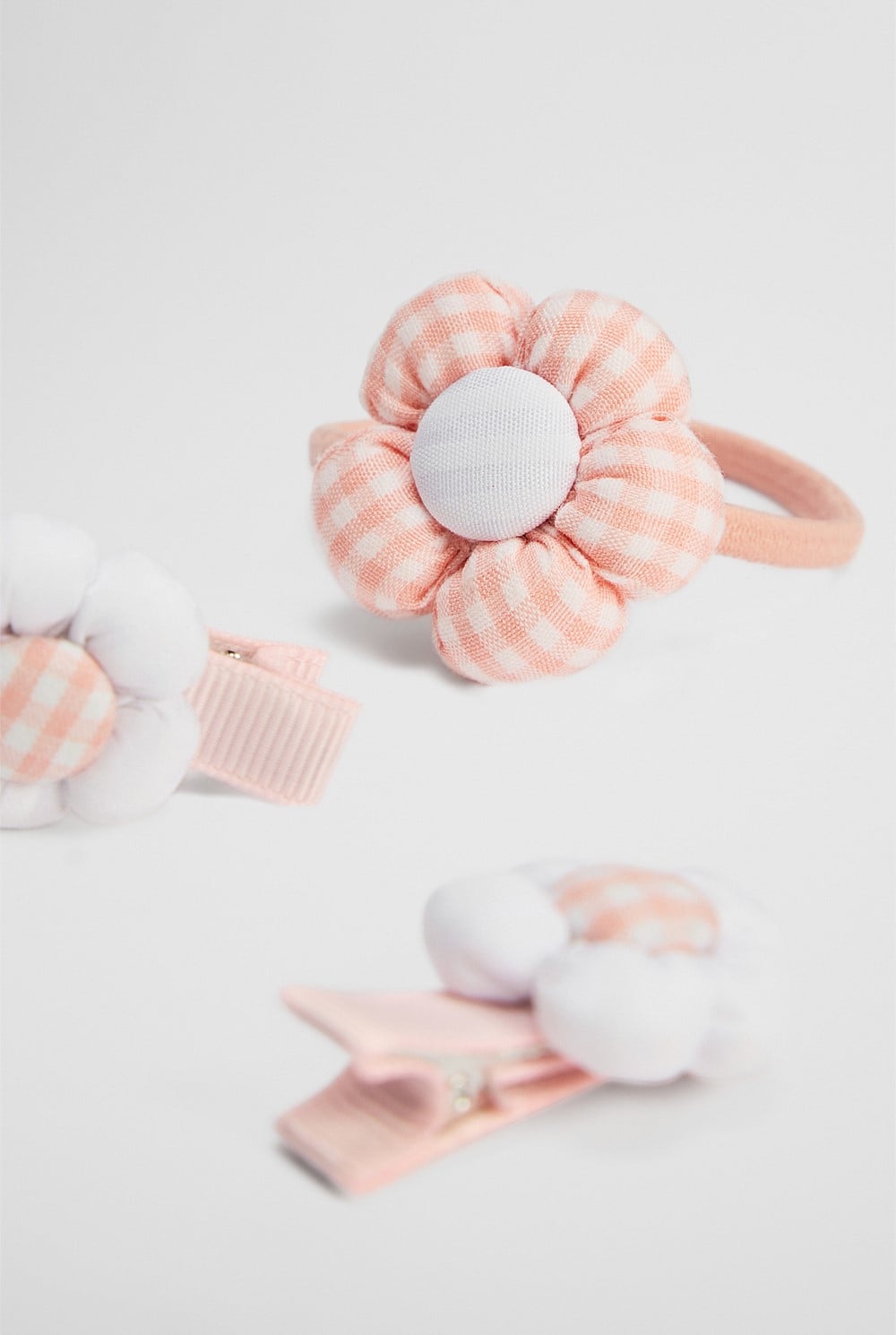 Gingham Flower Pack of 3