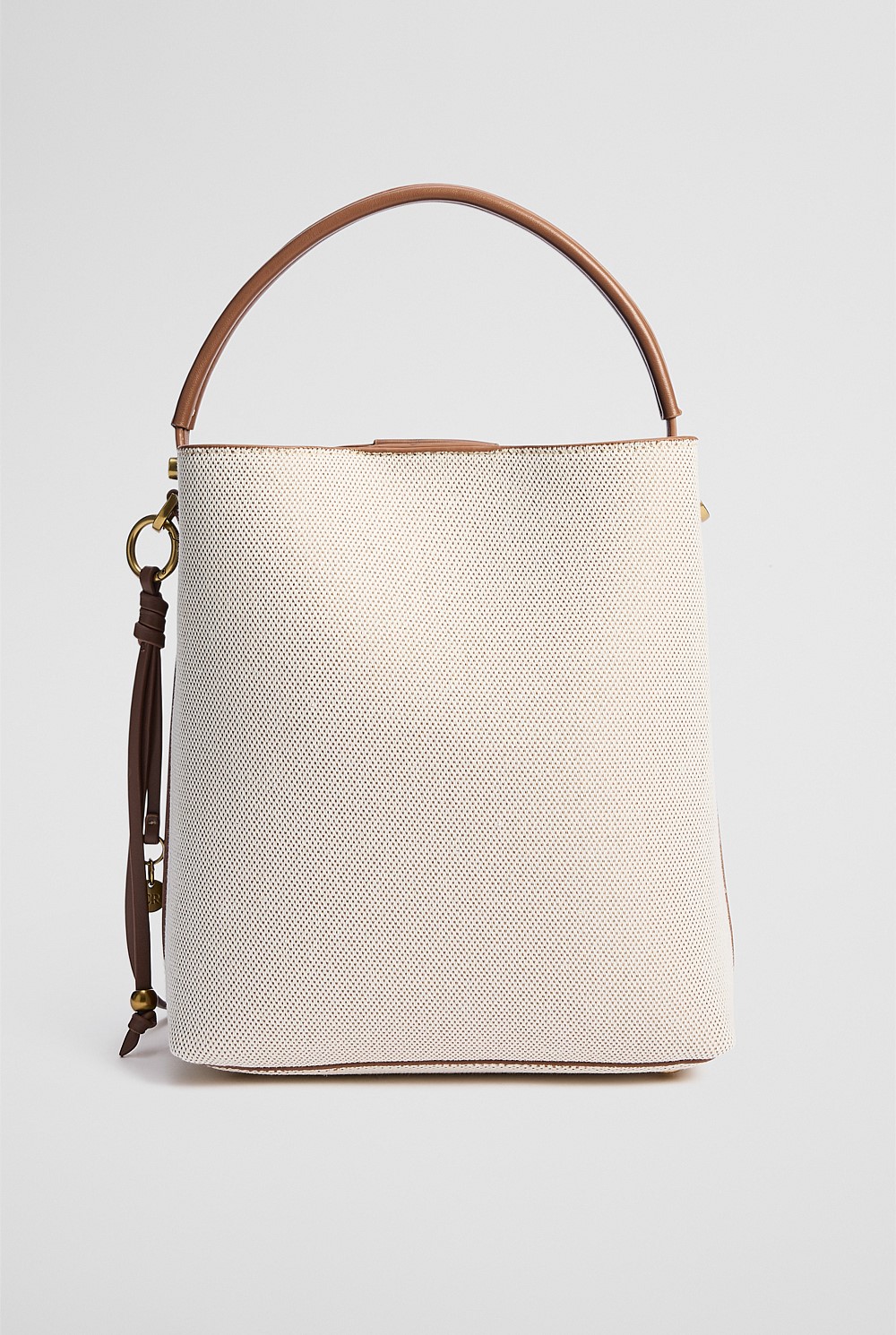 Spliced Bucket Bag