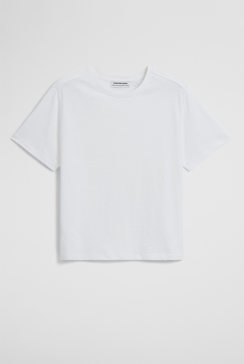 Textured Short Sleeve Slub T-Shirt