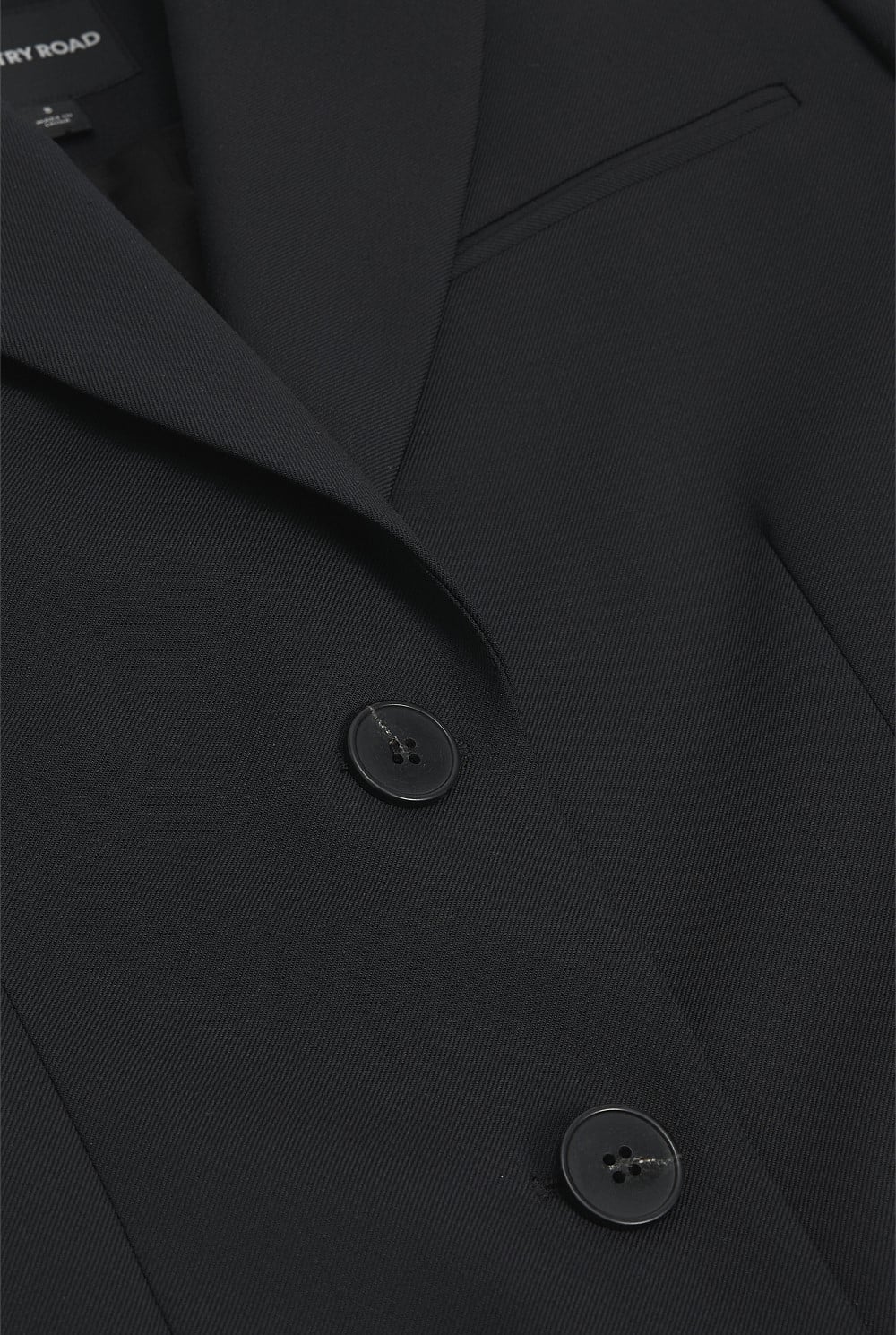 Wool Blend Tailored Blazer