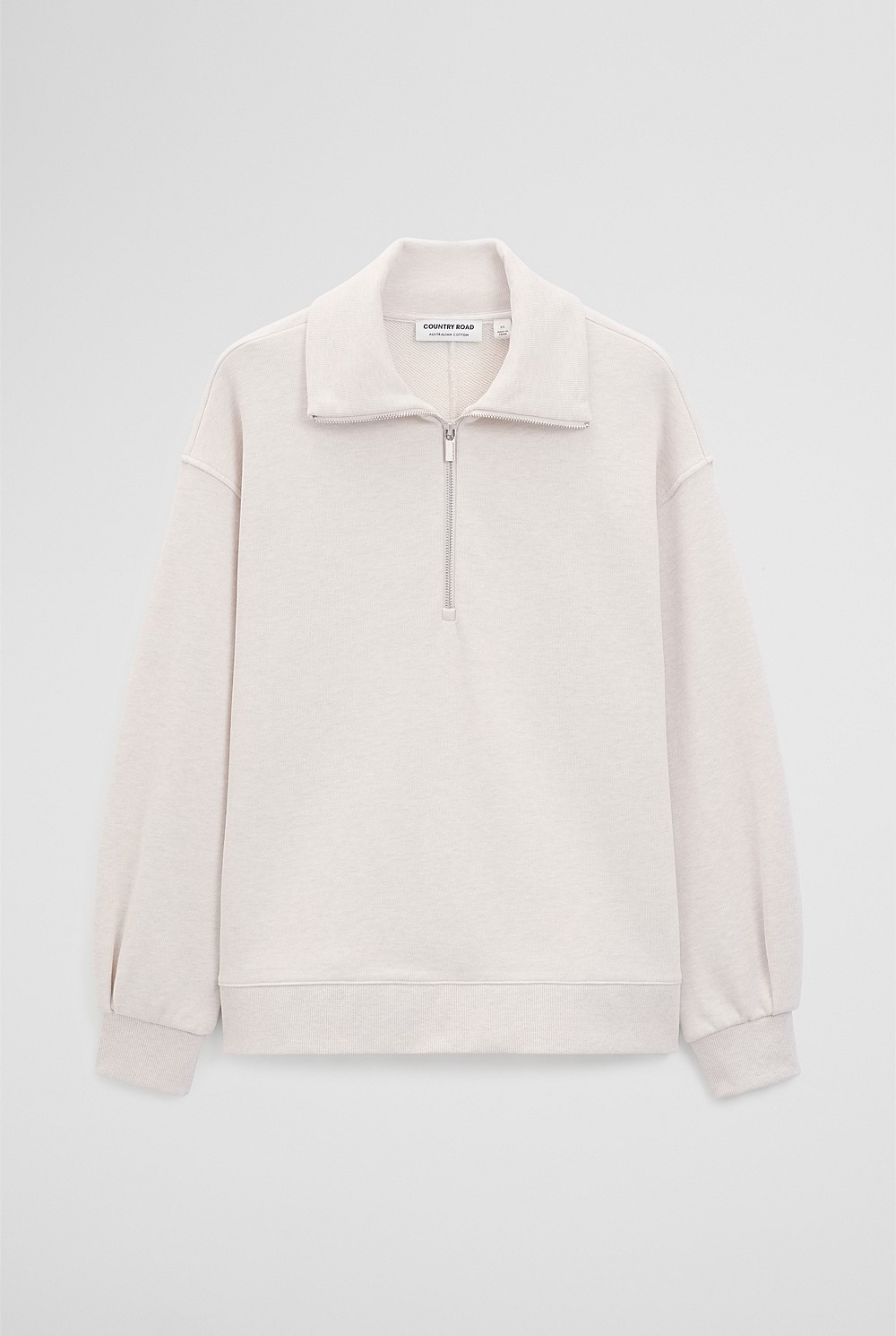 Australian Cotton Funnel Neck Sweat