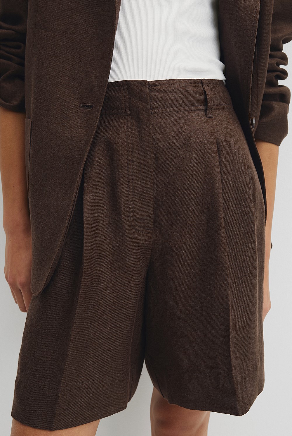 Longline Linen Short
