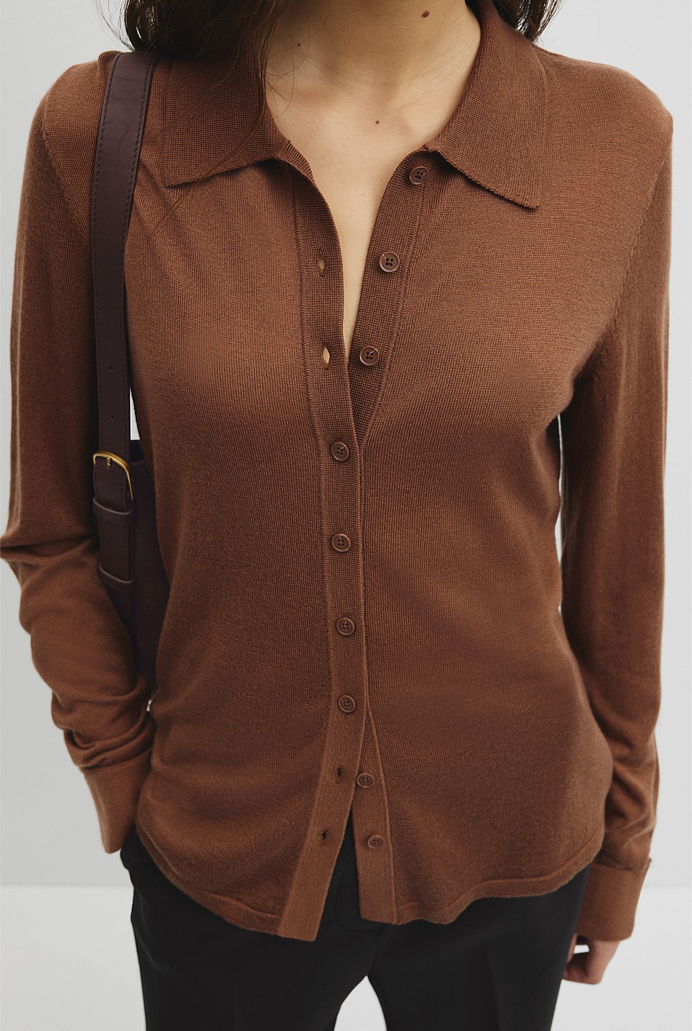 Long Sleeve Knit Shirt