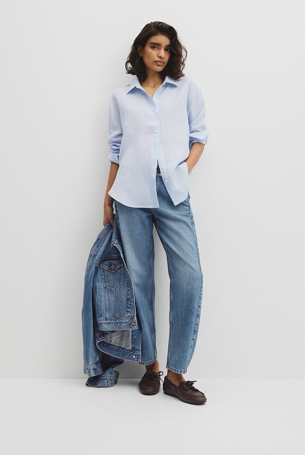 Oversized Linen Shirt