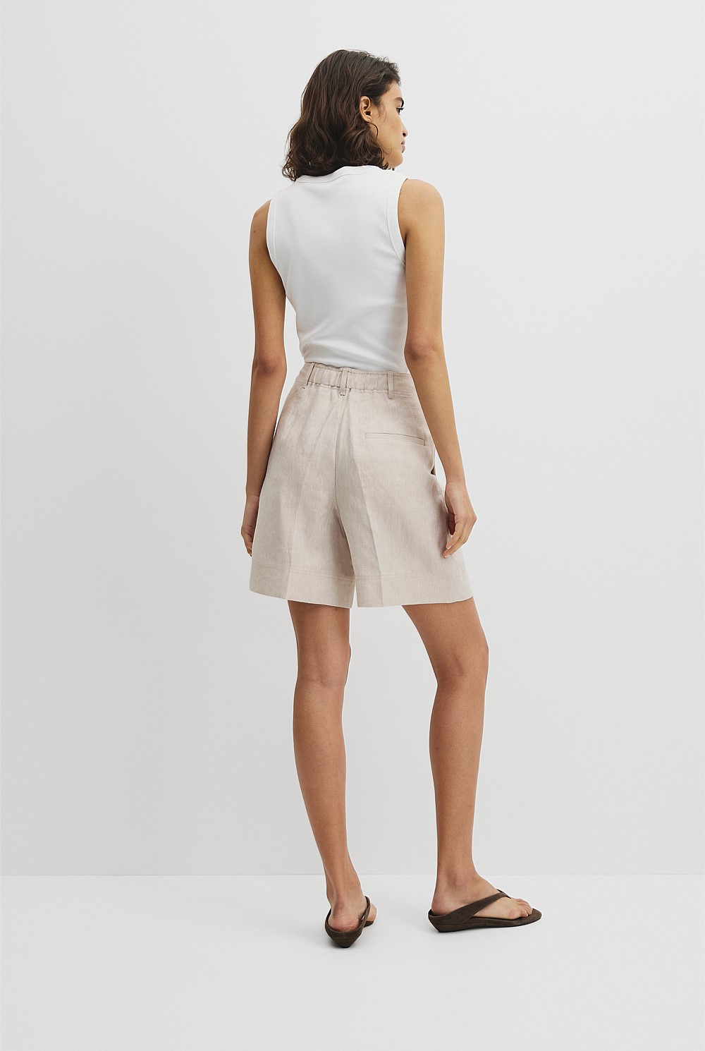 Longline Linen Short