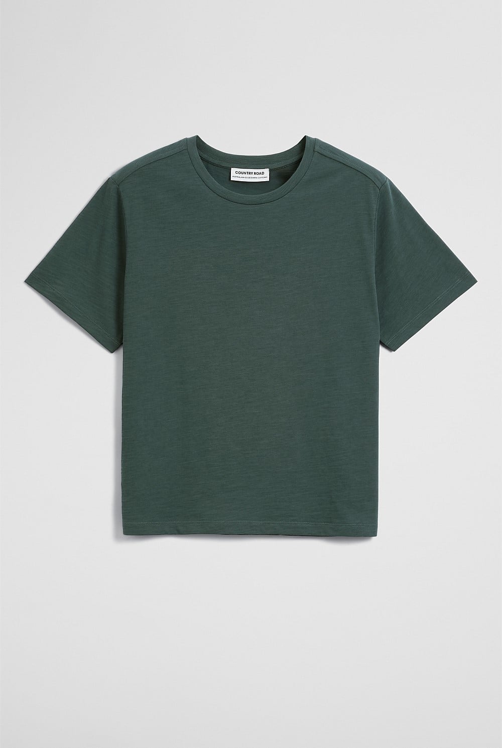 Textured Short Sleeve Slub T-Shirt