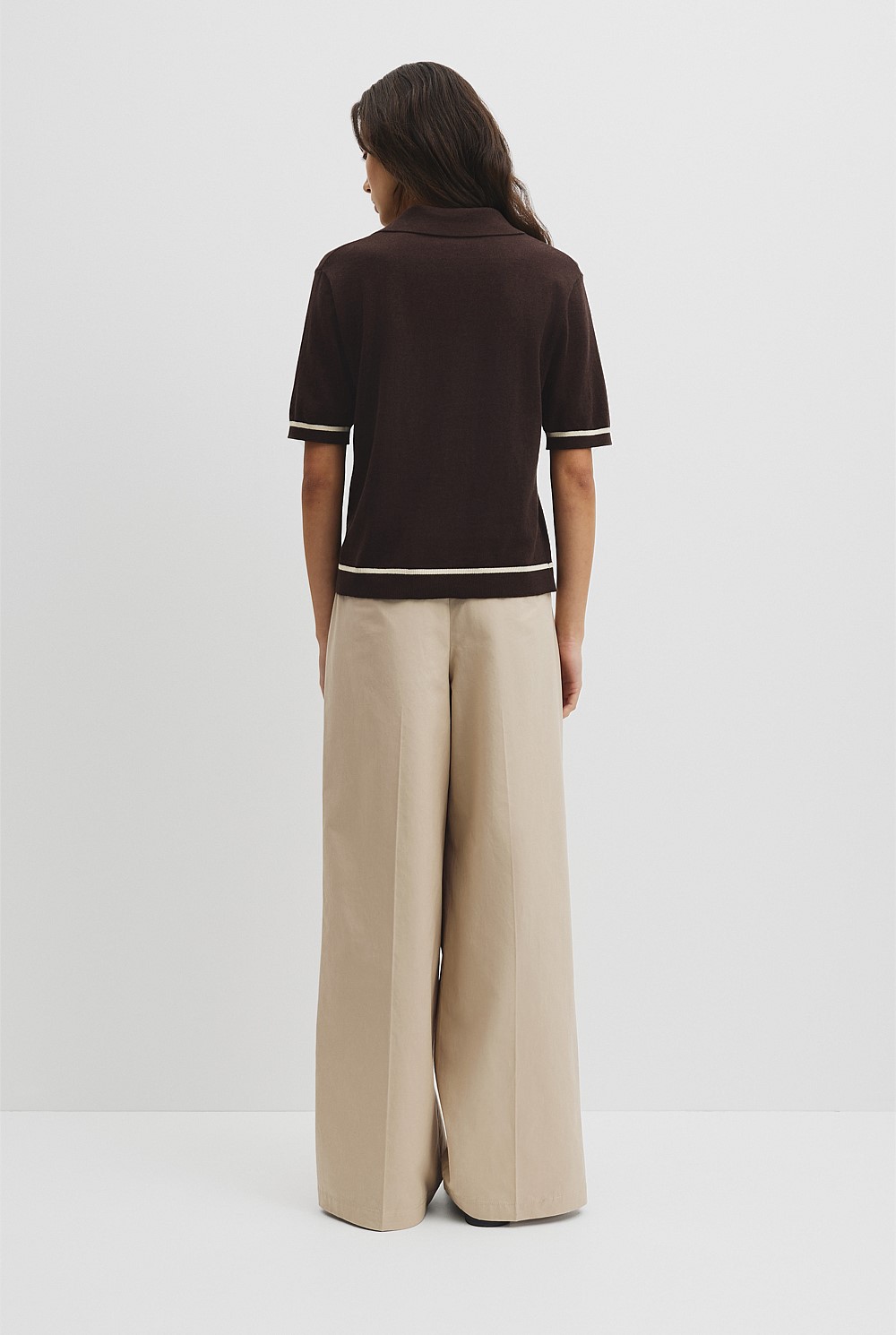 Cashmere Blend Short Sleeve Knit
