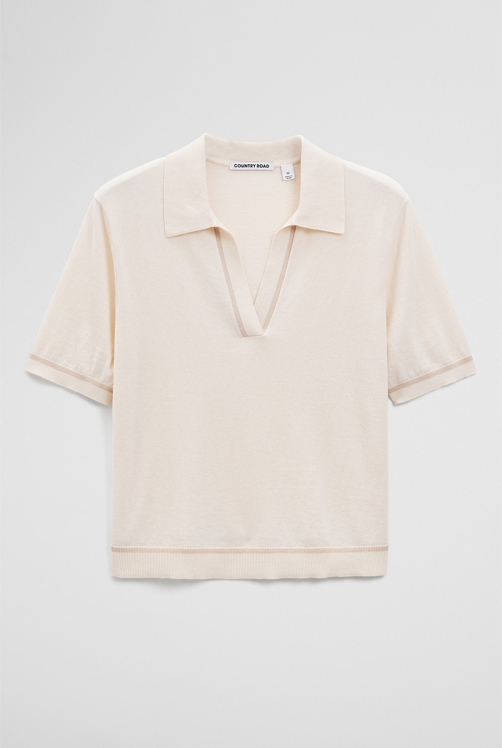 Cashmere Blend Short Sleeve Knit