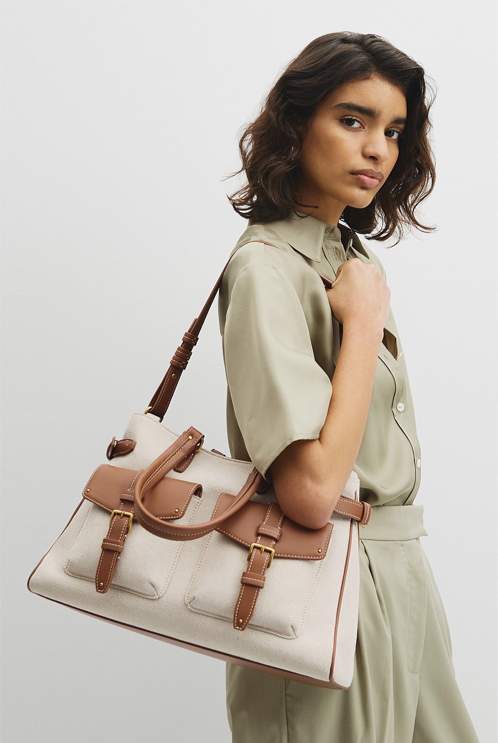 Large Stud Detail Bag