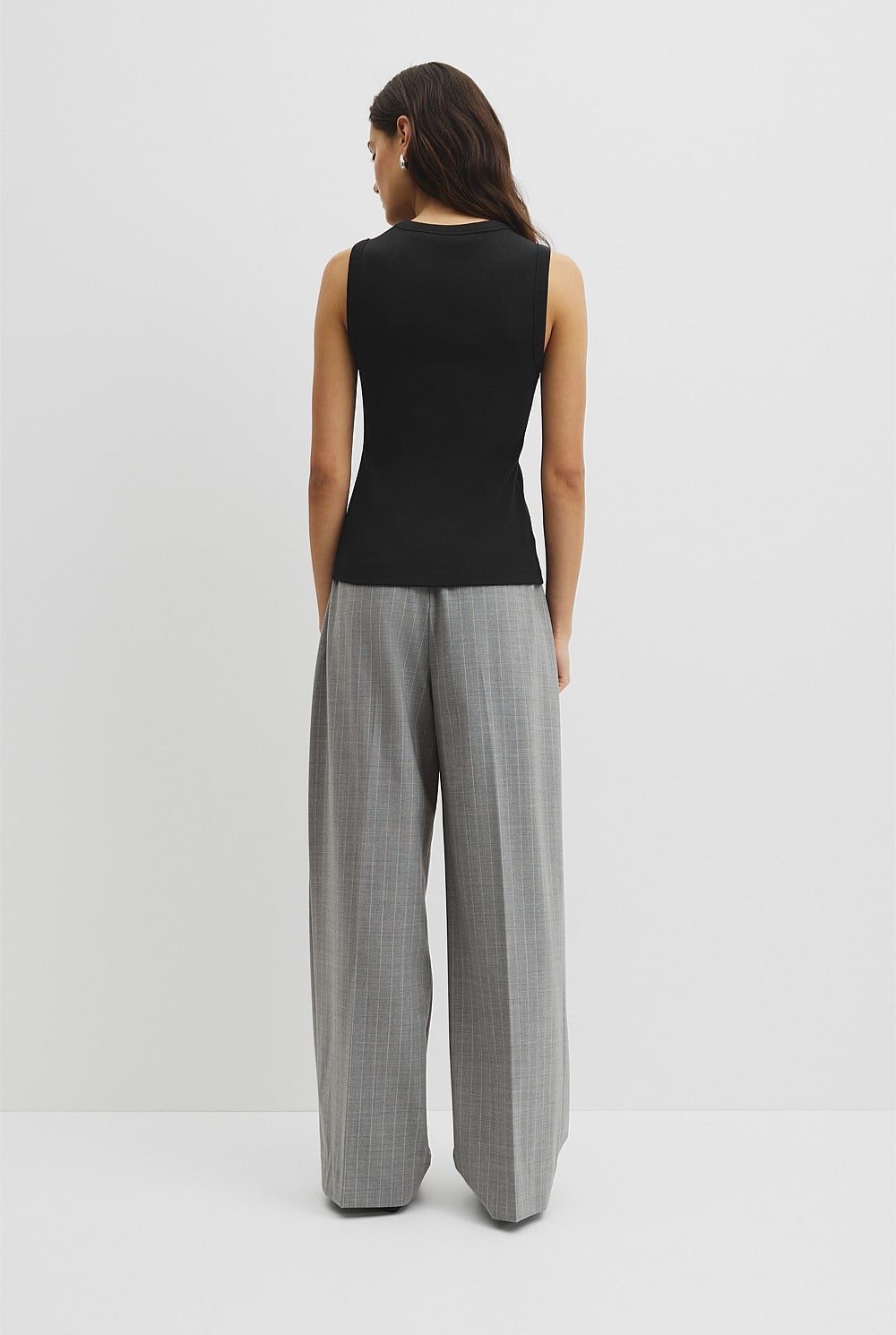 Australian Cotton High Neck Tank