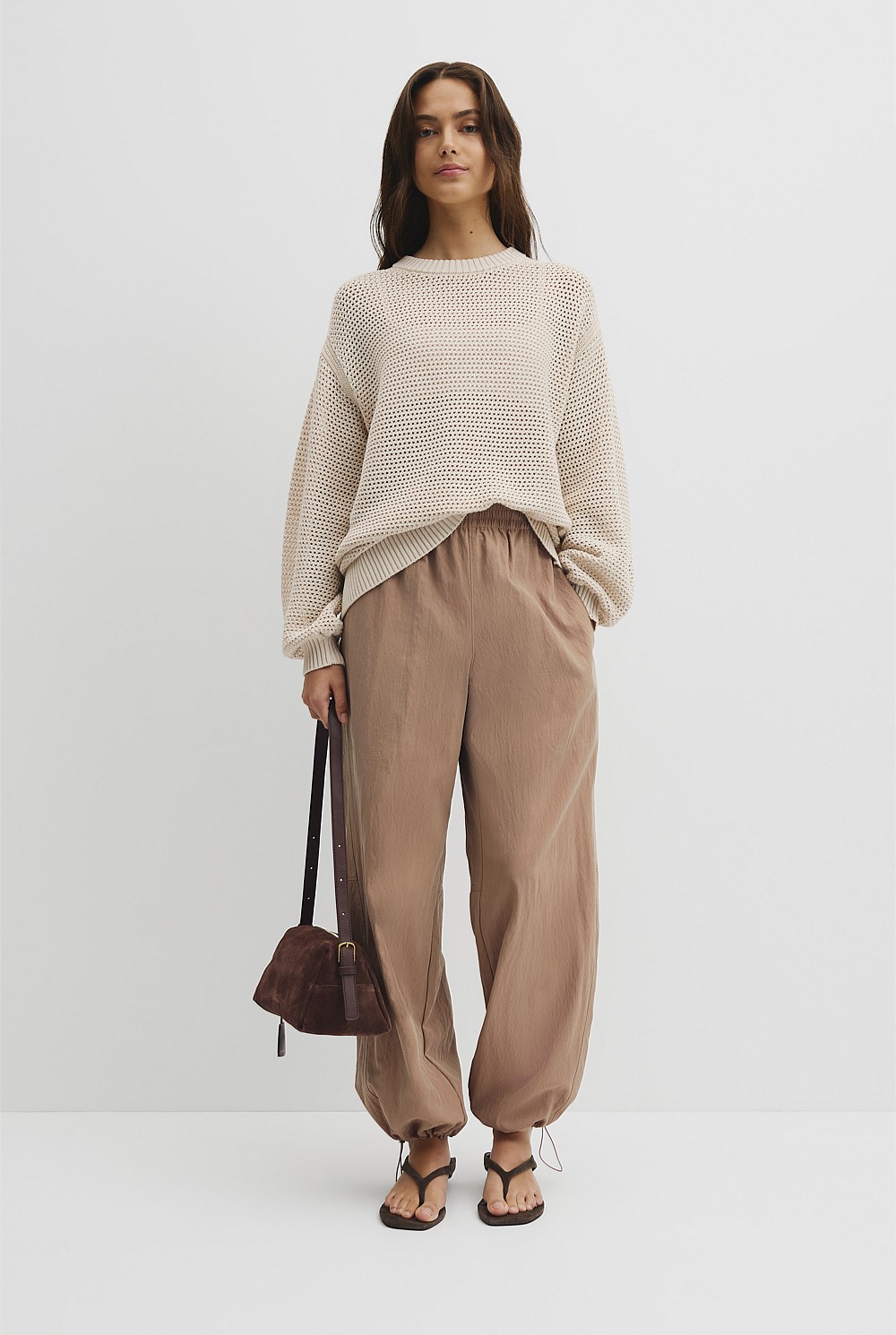 Longsleeve Relaxed Crochet Knit