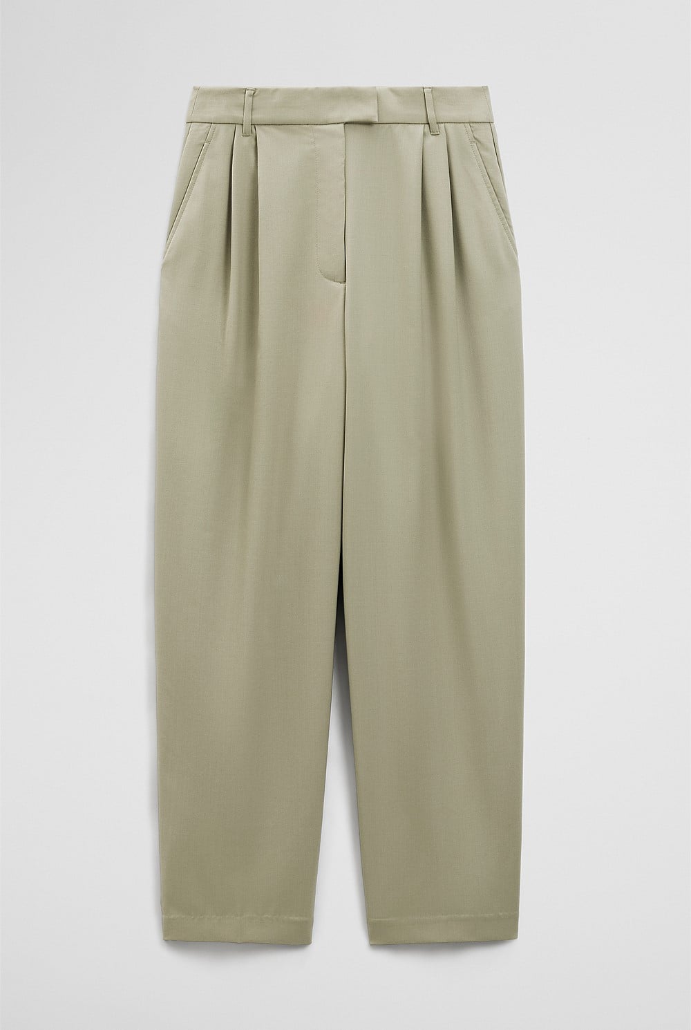 Wool Blend Tailored Pant