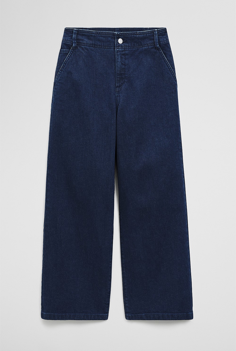 Refined High Rise Wide Leg Jean