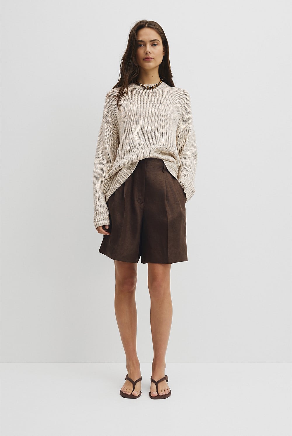 Organically Grown Cotton Tape Yarn Sweater