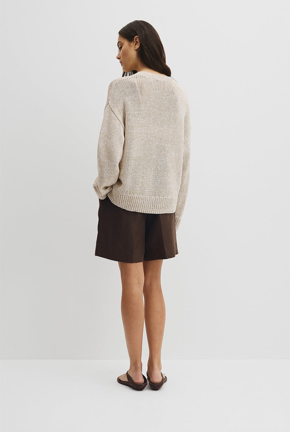 Organically Grown Cotton Tape Yarn Sweater